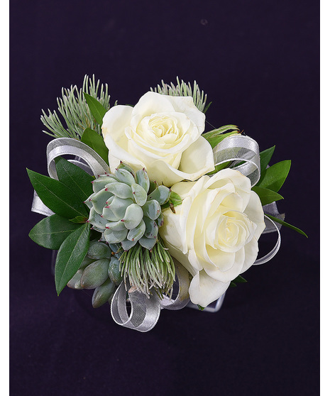2 Rose + 2 Succulent Wristlet