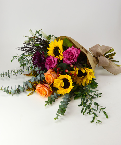 Cinnamon Spice Hand-tied Flowers