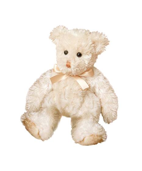 Modest-sized plush stuffie to select like a green dino, gray hippo, white unicorn, orange cat