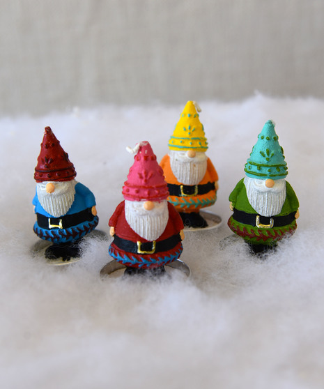 Gnome Tealight Candles - 4 Candles 3
