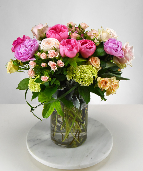 Peony & Rose Bouquet Premium