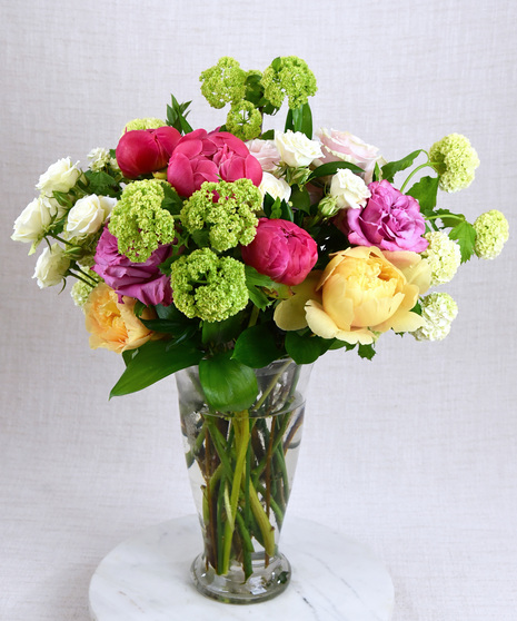Peony & Rose Bouquet Premium