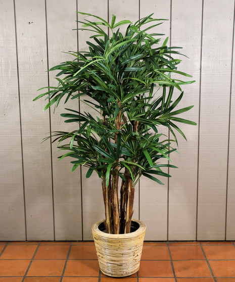 Faux Lady Palm, 5 Feet