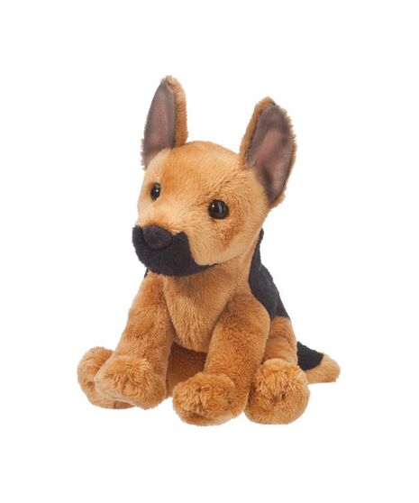 Modest-sized plush stuffie to select like a green dino, gray hippo, white unicorn, orange cat