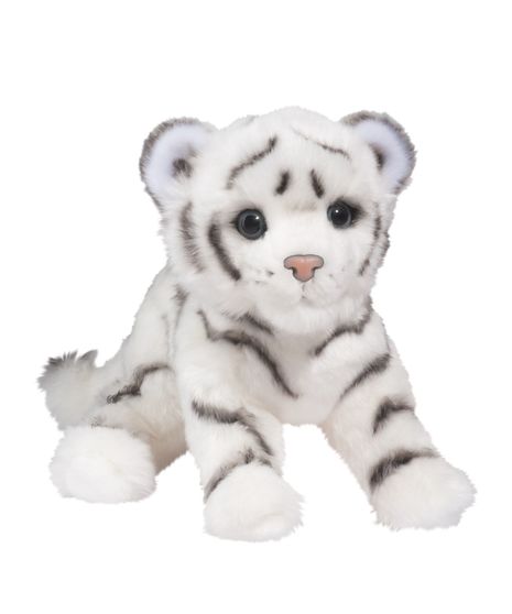 Regular-sized plush stuffie to select like a white tiger, brown horse, hippo, cat, or alligator 