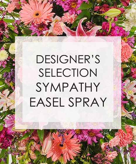 Designer Selection Sympathy Easel Spray
