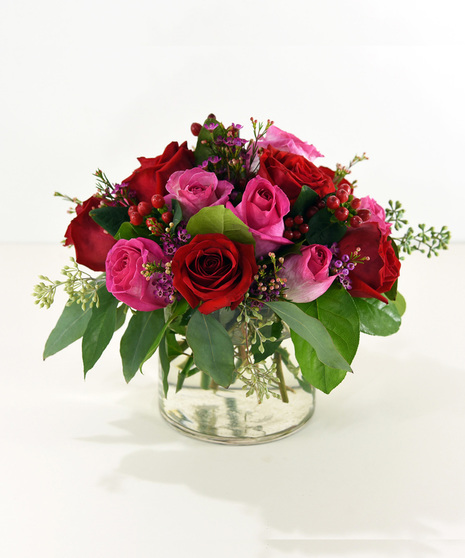 Pink & Red Roses San Mateo, CA - Same-day Delivery by Ah Sam Florist