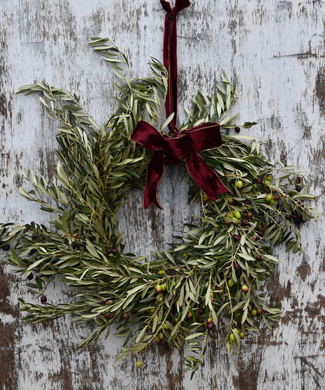 Fresh Olive Wreath