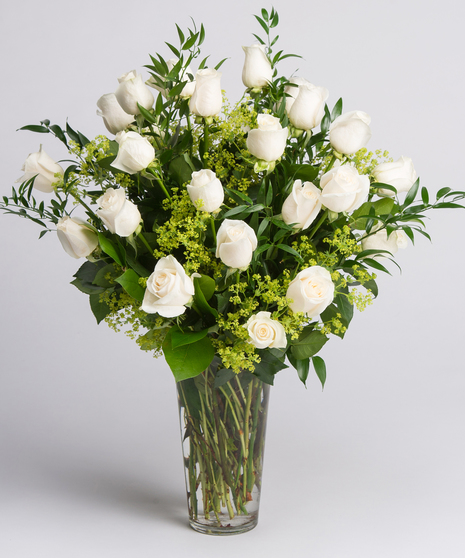 white Roses for celebration